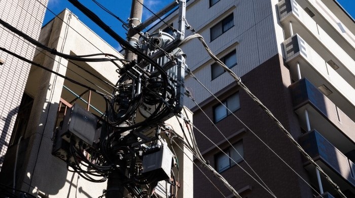 電柱の写真